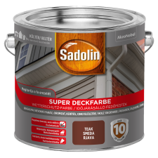 Sadolin SUPER DECKFARBE FAVÉDŐ FESTÉK, 2,5L, TEAK favédőszer és lazúr