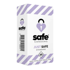 Safe Just Safe - standard, vaníliás óvszer (10db) óvszer