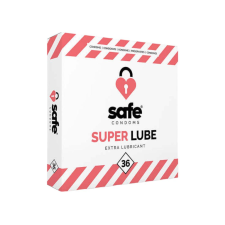 Safe Super Lube - extra síkos óvszer (36db) óvszer