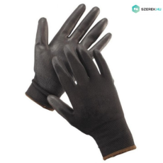 Safety Mv Kft. Kesztyű Safety First tenyérmártott FEKETE "XL"