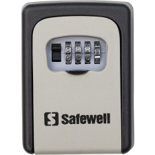 SAFEWELL Kulcsszekrény, szürke postaláda