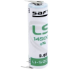 Saft AA lítium ceruzaelem, forrasztható, 3,6V 2600 mAh, forrfüles, 14,5 x 50 mm, Saft LS145003PFRP (LS145003PFRP)