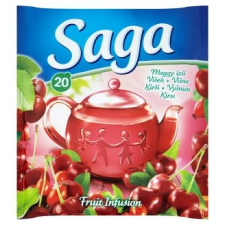 Saga meggy gyümölcstea 20 filter üdítő, ásványviz, gyümölcslé
