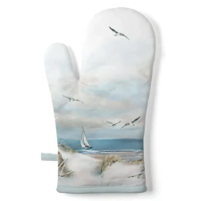 Sailing at sea edényfogó kesztyű 18x30cm, 100% pamut lakástextília