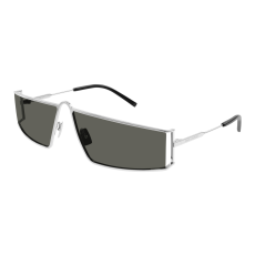 Saint Laurent SL_606-002 SHINY SILVER GREY napszemüveg