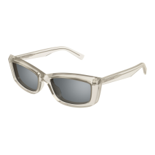 Saint Laurent SL_658-003 TRANSPARENT BEIGE MIRROR SILVER napszemüveg napszemüveg