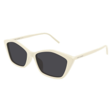 Saint Laurent SL 775 005  SHINY SOLID IVORY BLACK AR napszemüveg