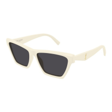 Saint Laurent SL M103 007 SHINY SOLID IVORY BLACK Ar napszemüveg