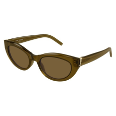 Saint Laurent SL M115 006 SHINY TRANSPARENT KHAKI BROWN napszemüveg