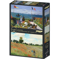 Sainte Adresse-i kert és Vadpipacs-mező puzzle 2x500 darab puzzle, kirakós
