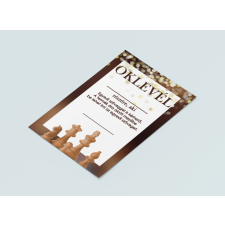  Sakk oklevél ajándéktárgy