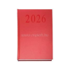 Sakota 2026 A5 napi beosztású bordó határidőnapló (EAO2622)
