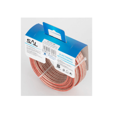 SAL KL 2,5mm-10méter hangszóró vezeték, átlátszó kábel és adapter