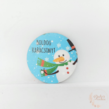  Sálas hóember - kör alakú tábla dekorációs kellék