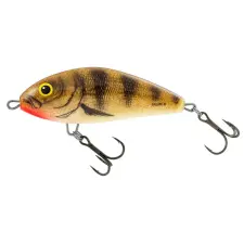  Salmo FBF Fatso Floating wobbler 8cm Emerald Perch (QFA092) csali