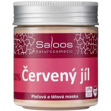 SALOOS Vörös agyag 140 g arcpakolás, arcmaszk