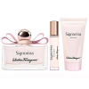 Salvatore Ferragamo - Signorina (eau de parfum) szett IV. 100 ml eau de parfum + 50 ml testápoló + 10 ml mini parfum