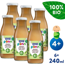 SALVEST Ponn BIO Körtelé gyümölcshússal, 6×240 ml üdítő, ásványviz, gyümölcslé