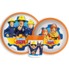 Sam a tűzoltó Rescue Mission csúszásmentes étkészlet, micro műanyag szett