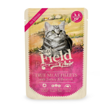 Sam's Field Sam's Field True Meat Fillets for kittens - Turkey & Broccoli 85 g macskaeledel