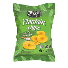 Samai Plantain (főzőbanán) chips tengeri sós 75g SAMAI reform élelmiszer