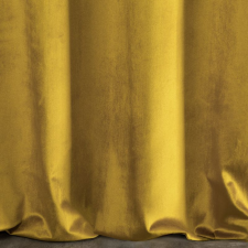  Samanta bársony sötétítő függöny Mustársárga 140x250 cm lakástextília