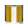  Samanta bársony sötétítő függöny Mustársárga 140x270 cm