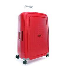 SAMSONITE S'CURE négykerekű piros csatos közepes  bőrönd 69 cm 49307-1235 kézitáska és bőrönd