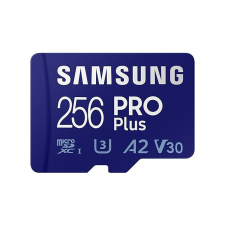 Samsung 256GB microSDXC Pro Plus (2021) Class10 U3 A2 V30 + adapterrel memóriakártya