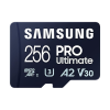 Samsung 256GB Samsung microSDXC PRO Ultimate CL10 U3 A2 V30 memóriakártya + kártyaolvasó (MB-MY256SB/WW) (MB-MY256SB/WW)