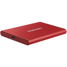 Samsung 500GB USB3.2/USB Type-C T7 Metallic Red (MU-PC500R/WW) merevlemez