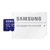Samsung 512GB microSDXC Pro Plus Class10 U3 A2 V30 + adapterrel MB-MD512SA/EU