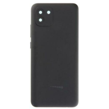 Samsung A035 Galaxy A03 (kameraplexivel), Akkufedél, fekete mobiltelefon, tablet alkatrész