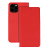 Samsung A146 Galaxy A14 4G/5G, Oldalra nyíló flip tok, Smart, piros