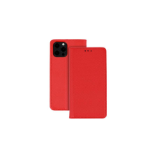 Samsung A165 Galaxy A16 4G/5G, Oldalra nyíló flip tok, Smart, piros tok és táska