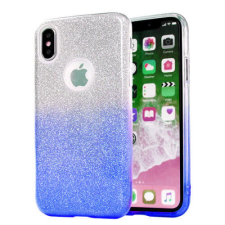 Samsung A260 Galaxy A2 Core, Szilikon tok, Bling (Csillámos), kék tok és táska