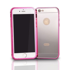 Samsung A310 Galaxy A3 2016 pink rózsaszín alumínium bumper tükrös hátlaptok tok és táska