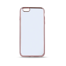 Samsung A320F Galaxy A3 2017 átlátszó, rose gold keretes vékony szilikon tok tok és táska
