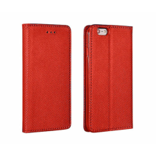 Samsung A346 Galaxy A34 5G, Oldalra nyíló flip tok, Smart, piros tok és táska