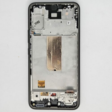 Samsung A546 Galaxy A54 5G, LCD kijelző érintőplexivel+keret, fekete Gyári (Service Pack) mobiltelefon, tablet alkatrész