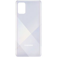 Samsung A715 Galaxy A71 Hátlap - Ezüst tok és táska
