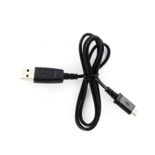 Samsung Adatkábel, microUSB, 80 cm, Samsung, fekete, gyári kábel és adapter