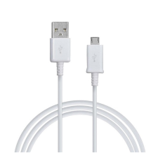 Samsung adatkábel (usb - microusb, 80cm) fehér ecb-du28we / ecb-du68we kábel és adapter