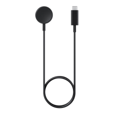 Samsung asztali töltő Type-C (2A, wireless, mágneses, 80cm, Samsung Watch töltő) FEKETE Samsung Galaxy Watch Active (SM-R500N), Galaxy Watch Active 2 40mm (SM-R830N), Galaxy Watch Active 2 44mm ( okosóra kellék