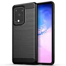 Samsung Carbon Fiber Samsung G980 Galaxy S20 fekete szilikon tok tok és táska