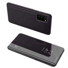 Samsung Clear View tok Samsung Galaxy A72 4G fekete tok és táska