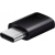 Samsung EE-GN930 Type-C - microUSB adapter, fekete, ECO csomagolásban (2433528)