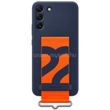 Samsung EF-GS906TNEGWW Galaxy S22 Plus kék szilikon védőtok szíjjal (EF-GS906TNEGWW) tok és táska