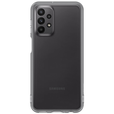 Samsung EF-QA235T Soft Clear Cover Galaxy A23 5G fekete tok és táska