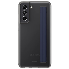 Samsung EF-XG990 Vékony szíjas tok Samsung Galaxy S21 FE fekete tok és táska